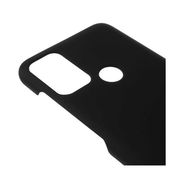 Motorola G60s Ultra-ohut kumipinnoitettu mattamusta Cover Basic V2