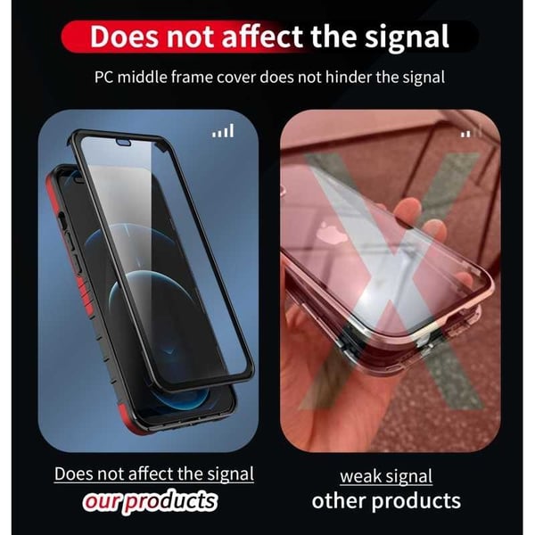 iPhone 12 Pro Max Kattava Premium 3D -suojus ThreeSixty CamShield