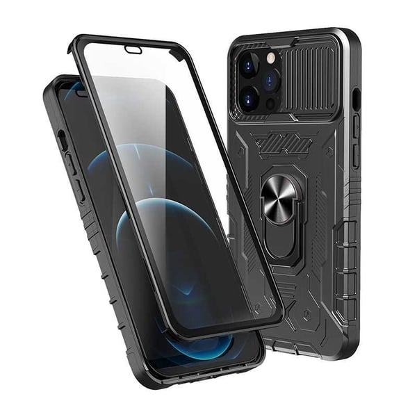 iPhone 12 Pro Max Kattava Premium 3D -suojus ThreeSixty CamShield