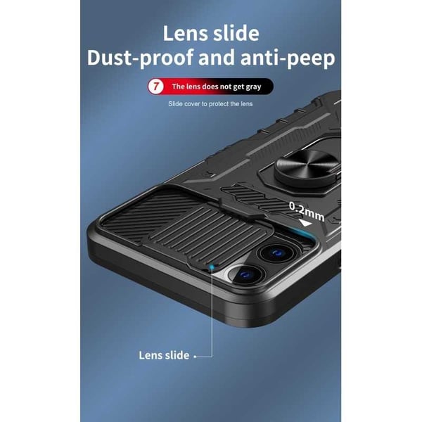 iPhone 12 Pro Max Kattava Premium 3D -suojus ThreeSixty CamShield