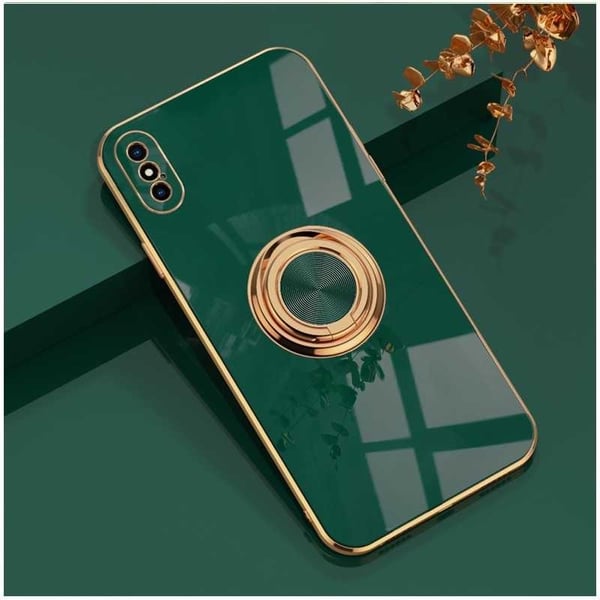 iPhone X / XS tyylikäs ja iskunkestävä kotelo Flawless sormustelineellä