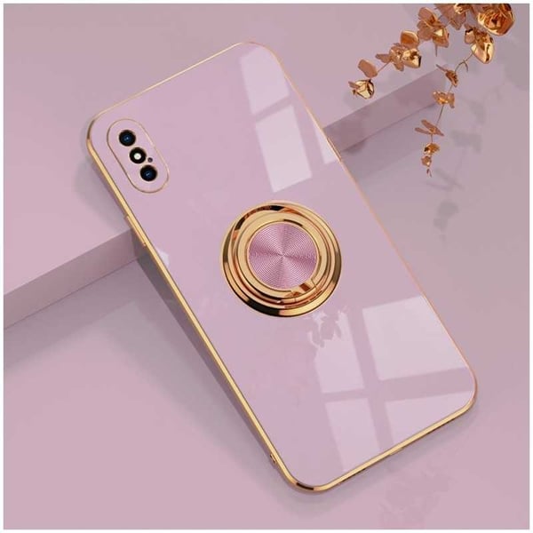 Tyylikäs ja iskunkestävä iPhone XS Max -kuori sormustelineellä Flawless
