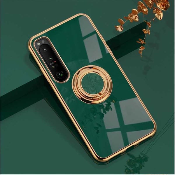 Xperia 10 III tyylikäs ja iskunkestävä kotelo Flawless sormustelineellä