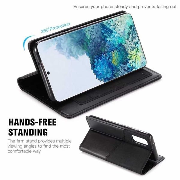 Samsung S21 FE Elegant Case PU-nahkaa ja RFID-esto
