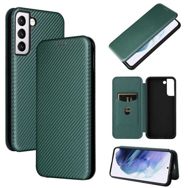 Samsung S21 FE Flip Case -korttipaikka CarbonDreams