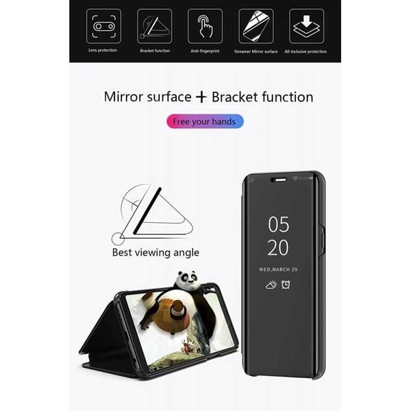 Samsung S22 Plus Flip Case Clear View Seisova V2 Rocket
