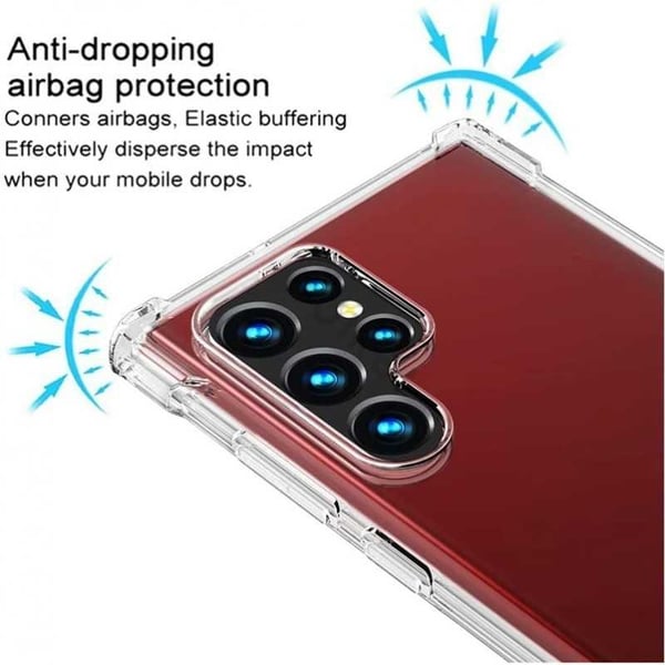 Samsung S22 Ultra Iskunvaimennus Silikonikotelo Shockr