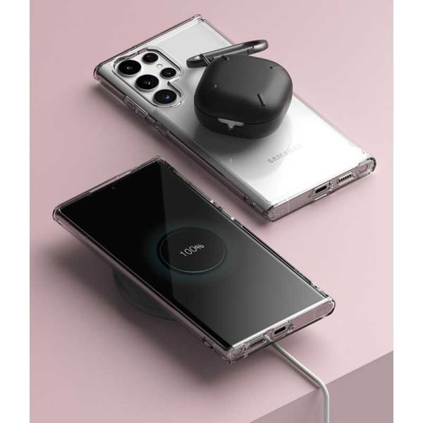 Samsung S22 Ultra -iskuja vaimentava silikonikotelo Simple