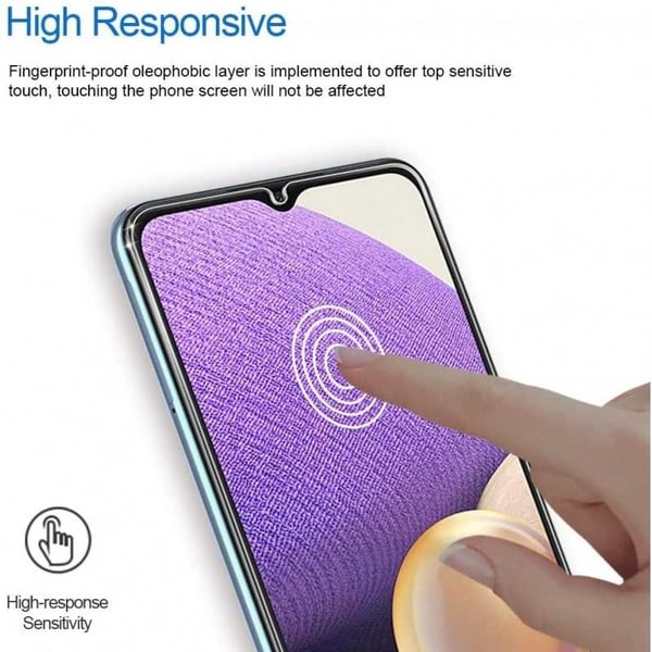 2-PACK Samsung A32 4G Härdat glas 0.26mm 2.5D 9H