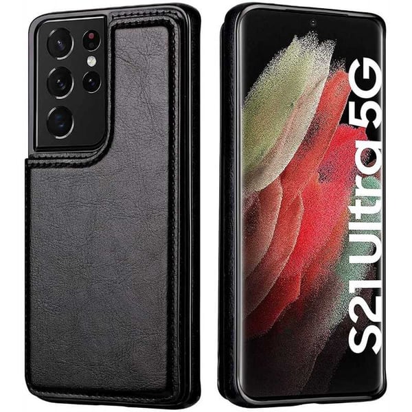 Samsung S21 Ultra Shockproof Cover Card Holder 3-SLOT Flippr Samsung S21 Ultra Shockproof Cover Card Holder 3-SLOT Flippr
