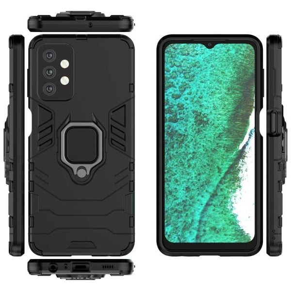 Samsung A32 5G iskunkestävä kotelo ThinArmor sormustelineellä