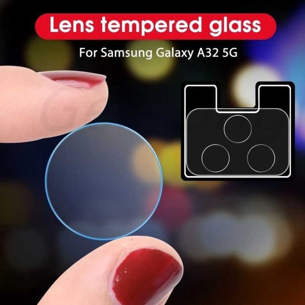 2-PACK Samsung A32 4G -kameran linssin suojus