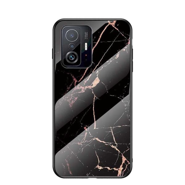 Xiaomi Mi 11T / 11T Pro Marble Shell 9H Tempered Glass Back Glassback V2