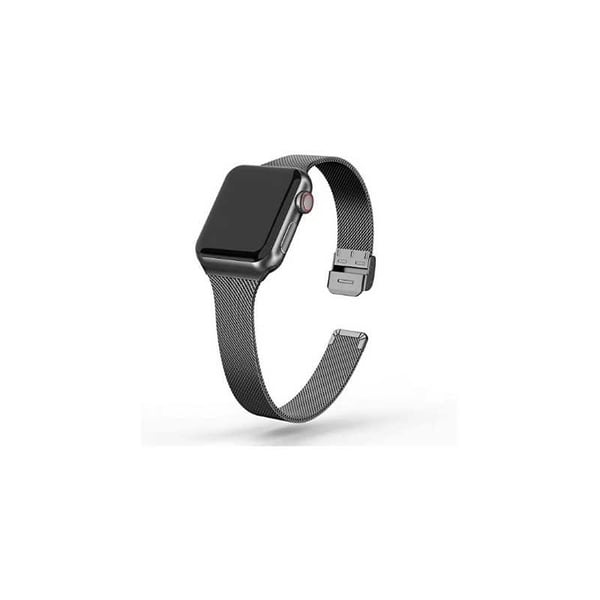 Apple Watch 38mm / 40mm / 41mm ohut rannekoru Milanese Loop Apple Watch 38mm / 40mm / 41mm ohut rannekoru Milanese Loop