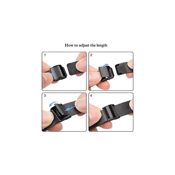Apple Watch 38mm / 40mm / 41mm ohut rannekoru Milanese Loop