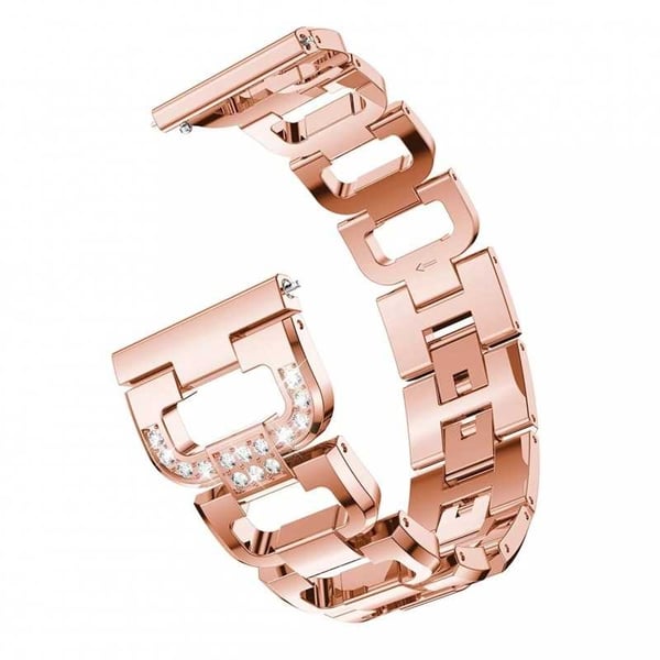 Universal Exklusivt Klockarmband med Strass - 20mm