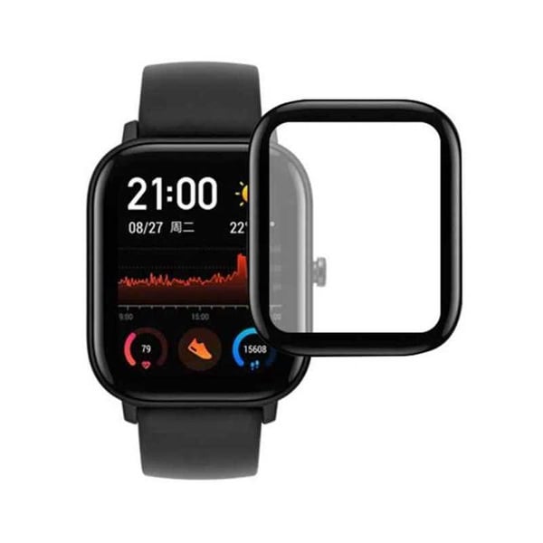 2-PACK Amazfit GTS 3 FullFrame 3D karkaistu lasi 0,26 mm 9H