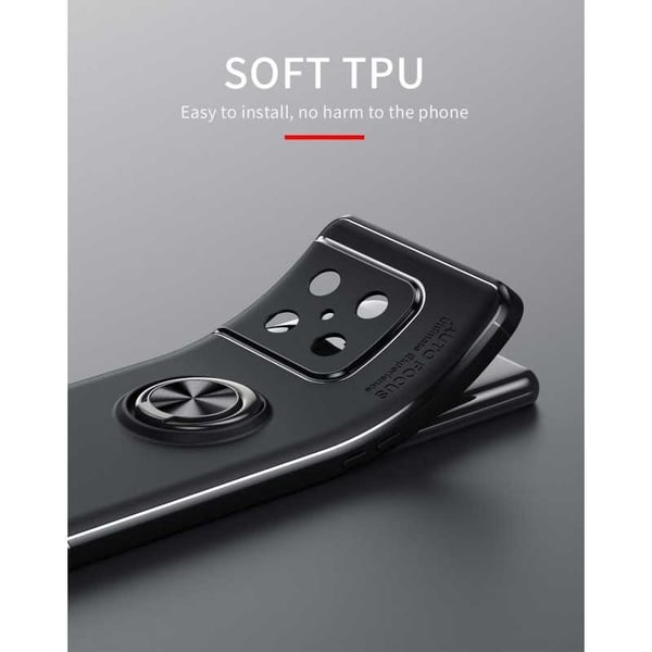 OnePlus 10 Pro Praktisk Stöttåligt Skal med Ringhållare V3