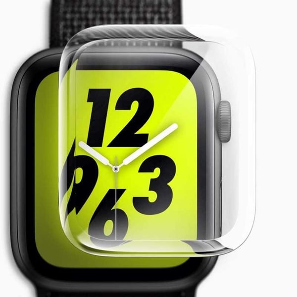 2-PACK Apple Watch 40mm Series 4,5,6,7 & SE 3D 3D karkaistu lasi 0,2mm 9H