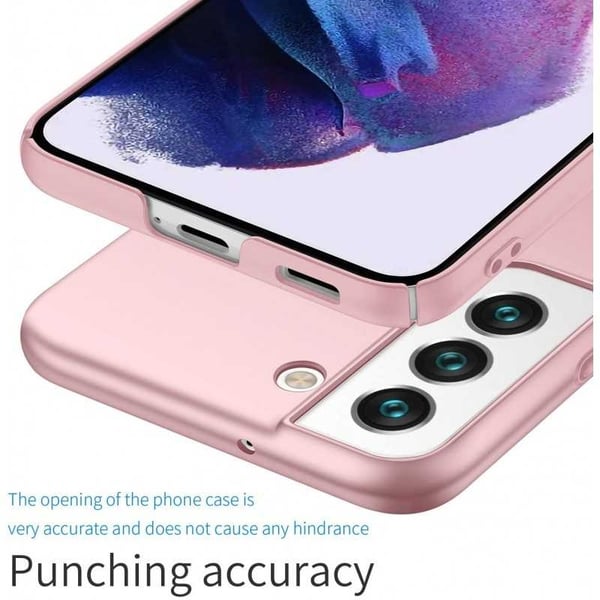 Samsung S21 FE Ultratunn Gummibelagd Mattsvart Skal Basic V2