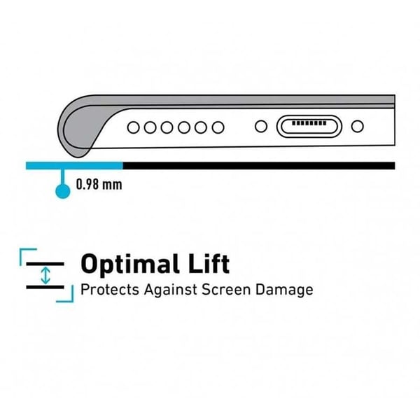 OnePlus Nord CE 2 5G ohut kumipinnoitettu mattamusta Cover Basic V2