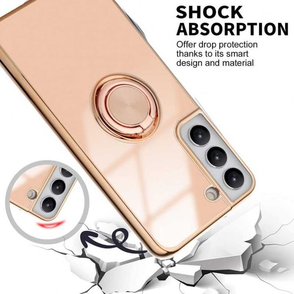 Samsung S22 Plus Elegant & Stöttåligt Skal med Ringhållare Flawless