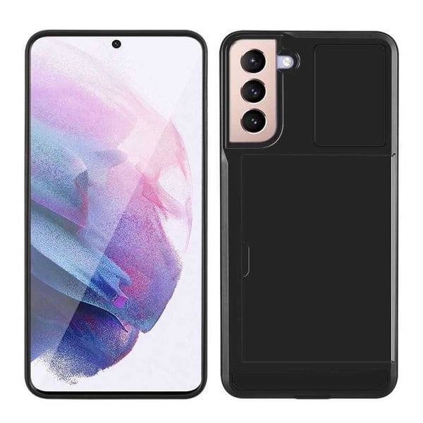 Samsung Galaxy S22 Stöttåligt Skal med Kortfack