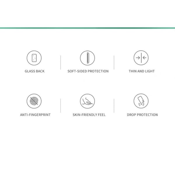 OnePlus Nord CE 2 5G Marmorikuori 9H Karkaistu lasi Takaosa Glassback V2