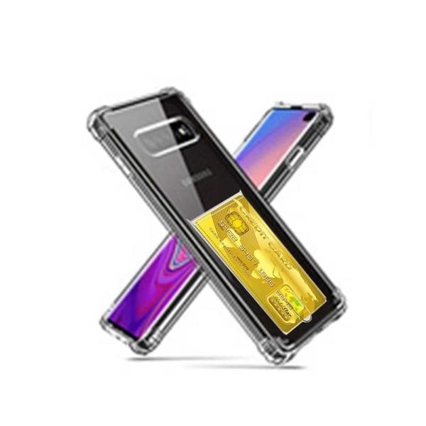 Ohut iskunkestävä kännykkäkuori korttipaikalla Samsung S10e