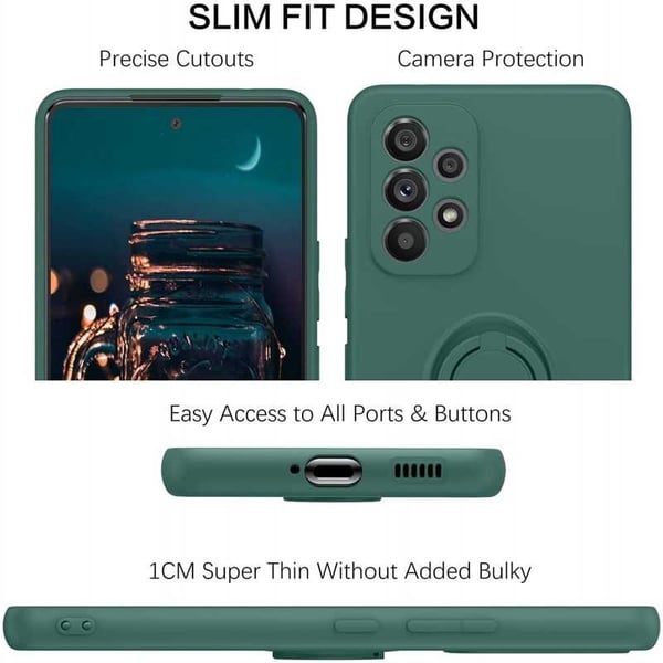 Samsung A53 5G iskunkestävä kotelo CamShield-renkaan pidikkeellä