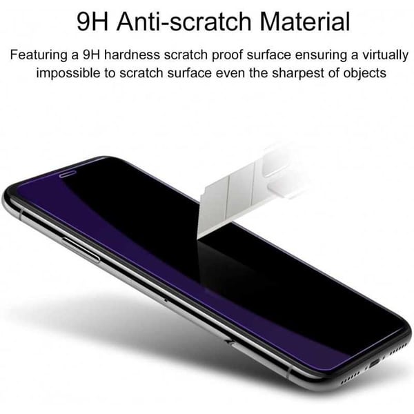 2-PACK Samsung S21 FE 9H karkaistu lasi sinisellä valosuodattimella