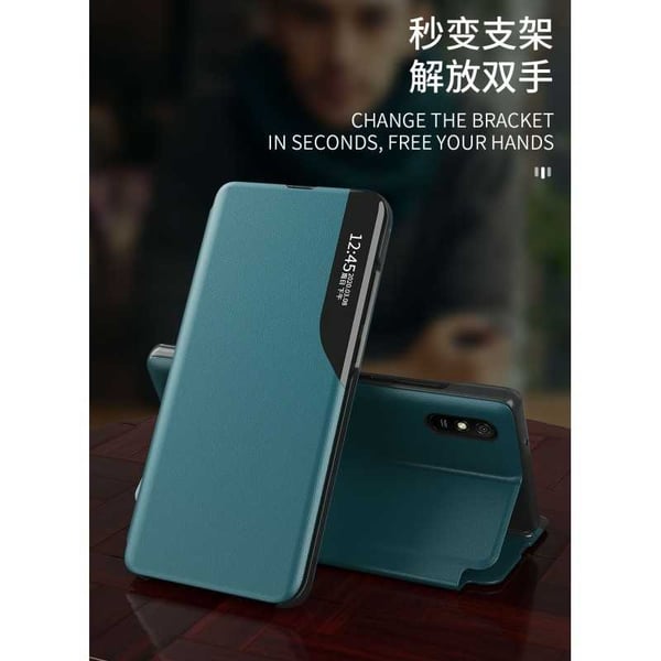 Xiaomi Redmi 9A Case Tech-Protect Smart View - musta
