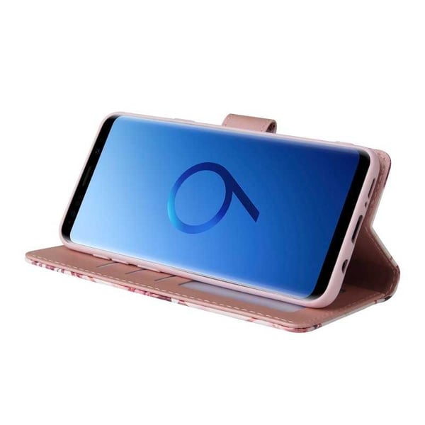 Samsung S9 Trendikäs lompakkokotelo Sparkle 4-FACK