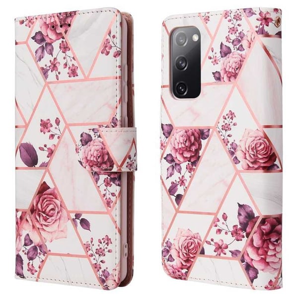 Samsung S20 Trendikäs lompakkokotelo Sparkle 4-FACK