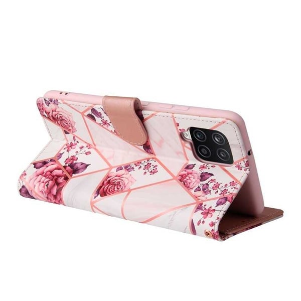 Samsung A22 4G Trendikäs lompakkokotelo Sparkle 4-FACK