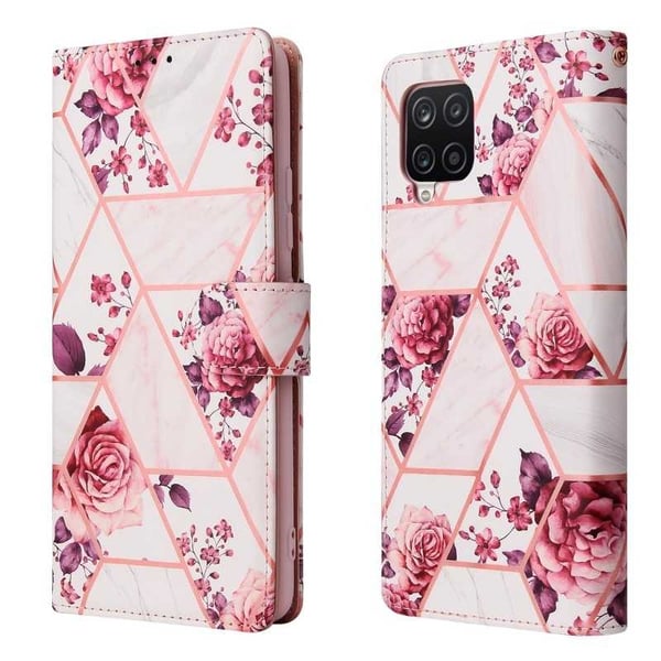 Samsung A12 5G Trendikäs lompakkokotelo Sparkle 4-FACK