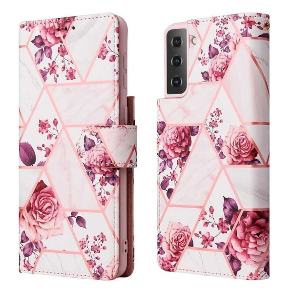 Samsung S21 Plus Trendikäs lompakkokotelo Sparkle 4-FACK