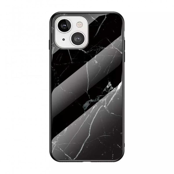 iPhone 14 Marmorikuori 9H Karkaistu lasi Takaosa Glassback V2