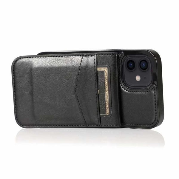 iPhone 14 Mobilskal Korthållare 5-FACK Retro V3