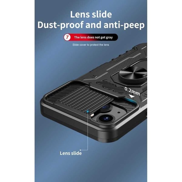 iPhone 14 Heltäckande Premium 3D Skal ThreeSixty CamShield