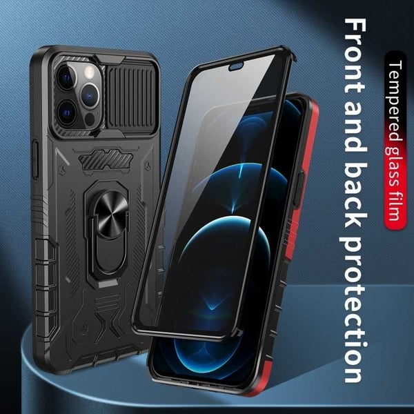 iPhone 14 Pro Heltäckande Premium 3D Skal ThreeSixty CamShield