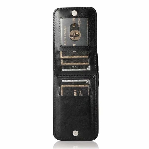 iPhone 14 Pro Max Mobilskal Korthållare 5-FACK Retro V3