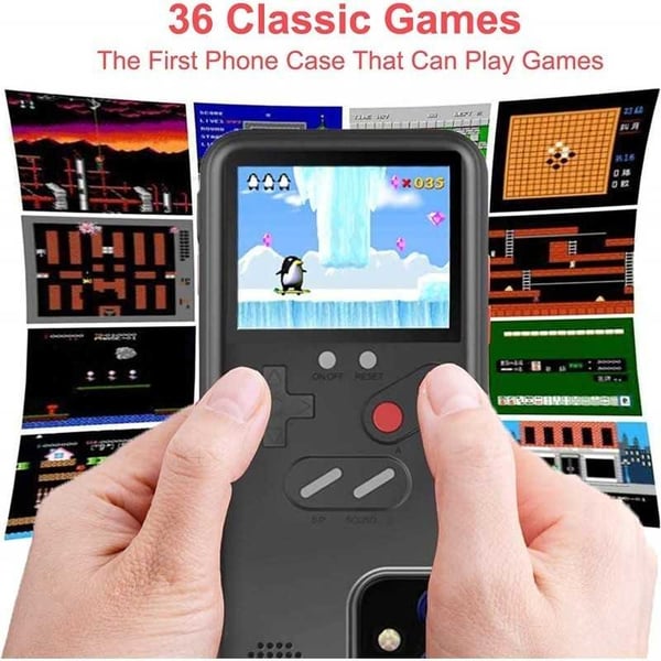 iPhone 14 Max Classic Gameboy -kuoren värinäyttö | 36 pientä peliä