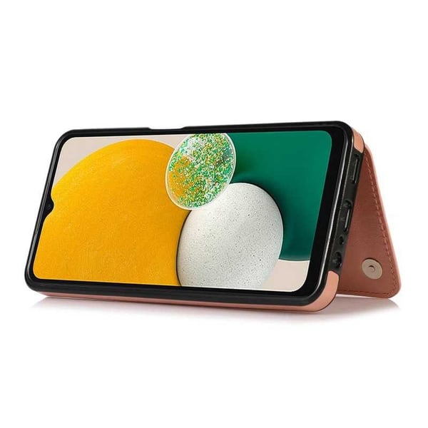 Samsung A13 5G / A04s Iskunkestävä Kannen korttiteline 3-POCKET Flippr V2