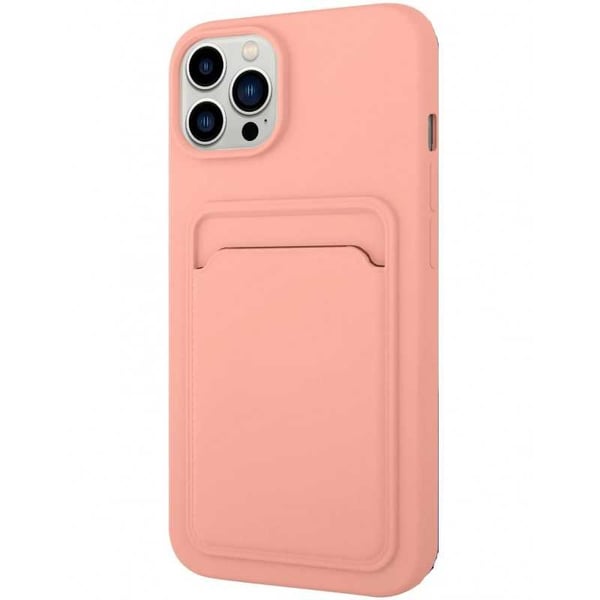 iPhone 12 / 12 Pro Kumitettu Iskunkestävä Kotelo Korttilokeron Liquid