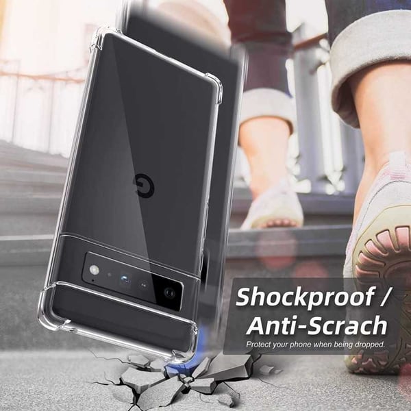Google Pixel 7 iskuja vaimentava silikonikotelo Shockr