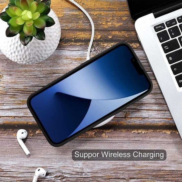 iPhone 14 Pro Kumitettu Iskunkestävä Kotelo Korttilokeron Liquid