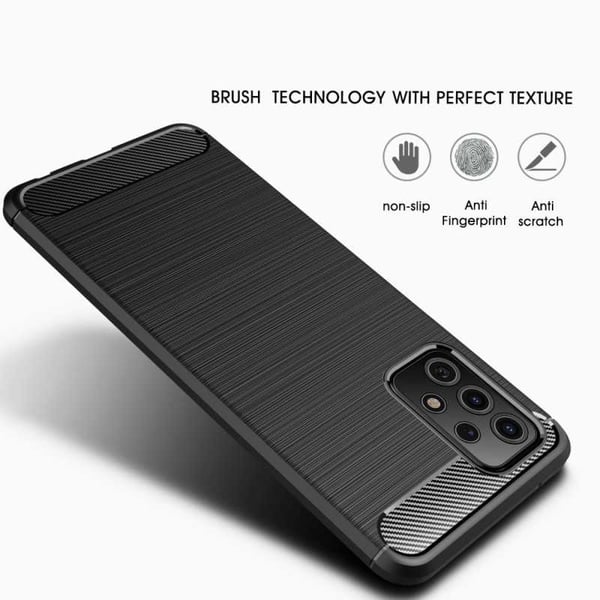 Samsung A23 5G iskunkestävä SlimCarbon kotelo
