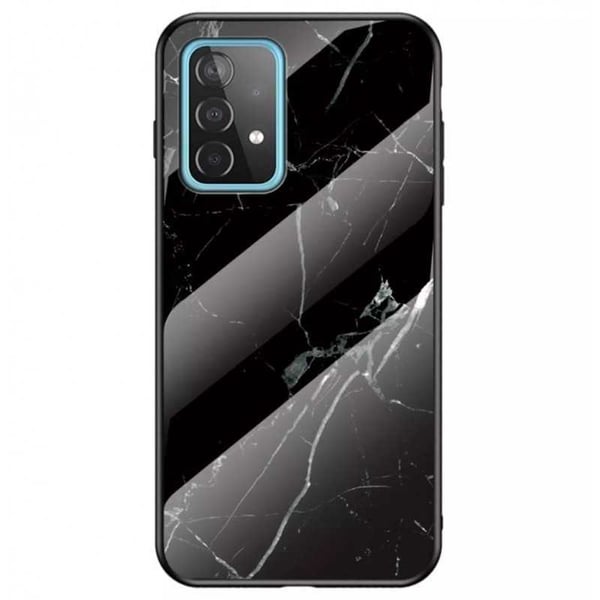 Samsung A23 5G Marmorikuori 9H Karkaistu lasi Takaosa Glassback V2