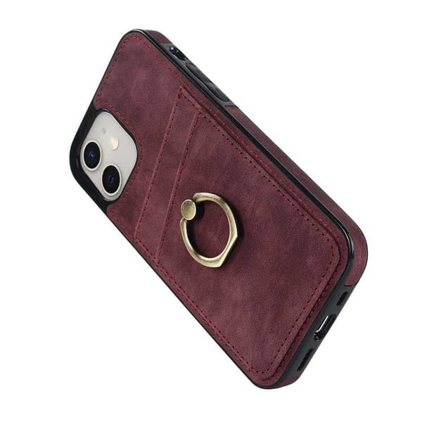 iPhone 11 -matkapuhelimen suojakuori korttitelineellä Retro V4